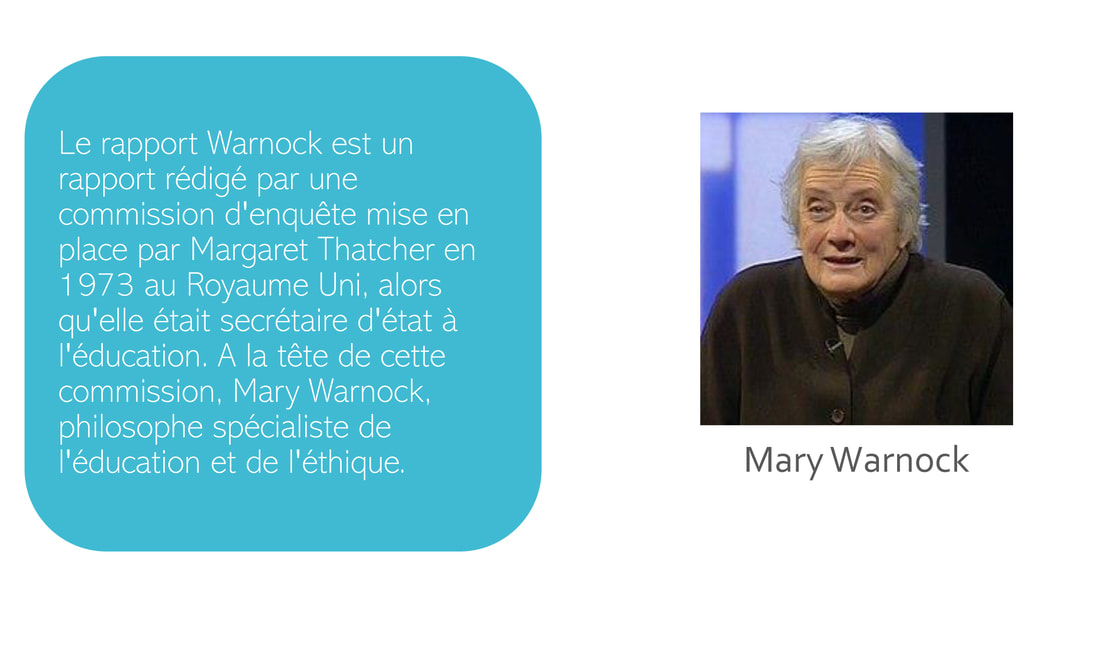 Photo Mary Warnock besoins éducatifs particuliers